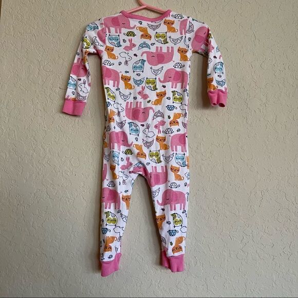 COPY - Carter's Baby Girls' Snug-Fit Footless Cotton Pajamas 12M NWOT elephant … - Picture 2 of 6
